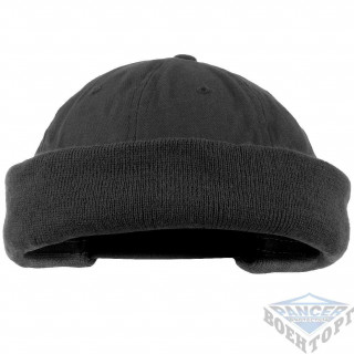 Шапка ROUND CAP черная (100% хлопок)