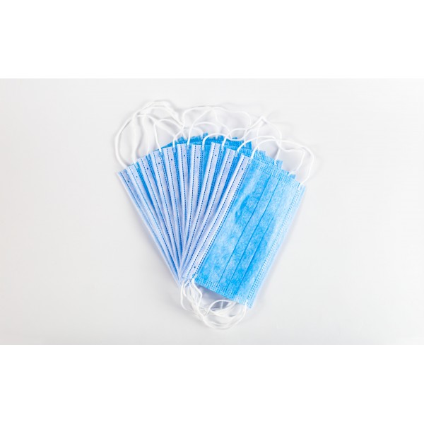 Медичні маски тришарові нестерильні мельтблаун 50 шт - 3565385 Медичні маски тришарові нестерильні мельтблаун 50 шт - 3565385