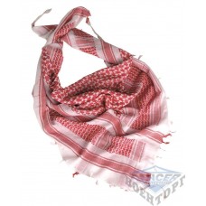 Арафатка HALSTUCH ?SHEMAGH? 110X110CM WEISS/ROT