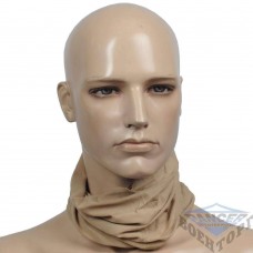 Шарф труба многофункциональная беж (100% Polyester)