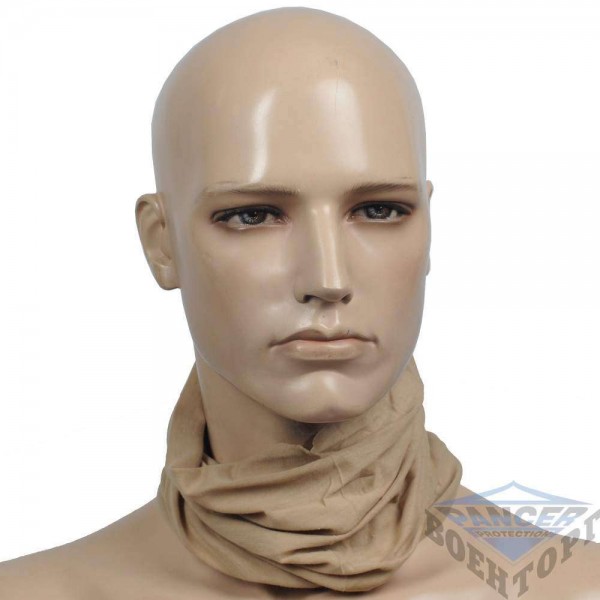 Шарф труба многофункциональная беж (100% Polyester) - 2588030