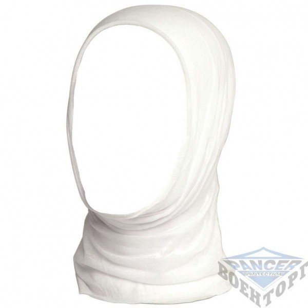 Шарф труба многофункциональная белая (100% Polyester) - 2588031