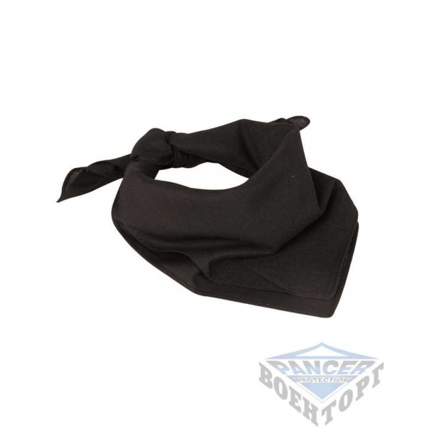 Бандана-шарф черная 53,5х53,5 (100% хлопок) - 2588057