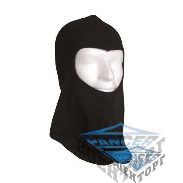 Балаклава 1-діркова довга чорна 100% бавовна - 2588058