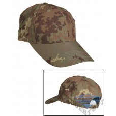 Бейсболка камуфляж vegetato (65% полиэстер/35% хлопок)