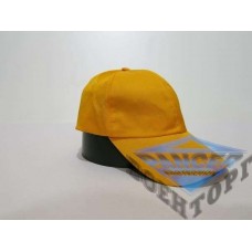 Бейсболка оранжевая (со швом)