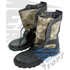 Берцы летние с пиксельной вставкой