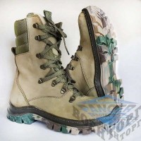 Берцы нубук кордура олива