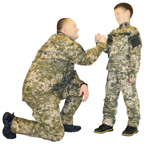Дитячий камуфляж ВСУ (оригінал дорослої форми України) - 2589029