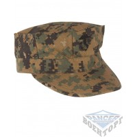 Кепка восьмиклинка USMC камуфляж digital woodland (100% хлопок рип-стоп)