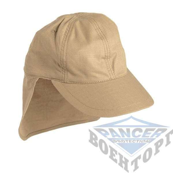 Кепка полевая с защитой шеи хаки (100% хлопок) - 2589242