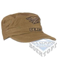 Кепка стилізована армійська США SEALS хакі (100% бавовна)