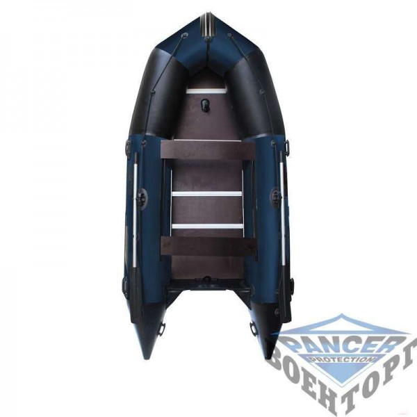 Килевая моторная лодка с жёсткой разборной палубой и надувным кильсоном AQUASTAR KILLER-WHALE К-400 - 2589263