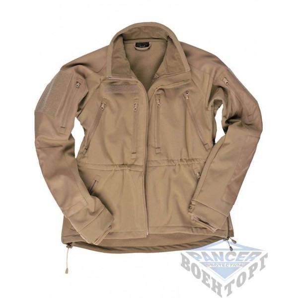 Куртка SOFTSHELL JACKE MIL-TEC PLUS COYOTE - 2589560