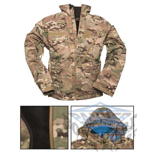 Куртка SOFTSHELL JACKE SCU 14 MULTITARN - 2589570