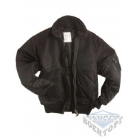 Куртка US FLIEGERJACKE CWU BASIC SCHWARZ