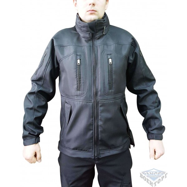 Куртка тактична чорна Soft shell під пістолет - 2589610 Куртка тактична чорна Soft shell під пістолет - 2589610
