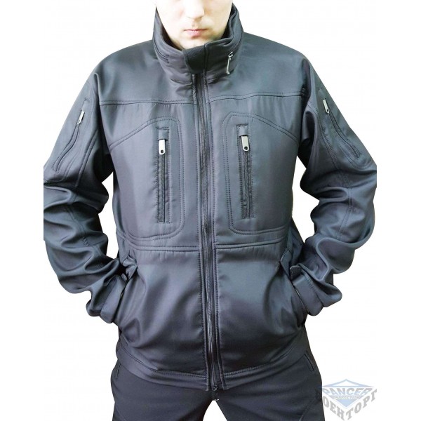 Куртка тактична чорна Soft shell під пістолет - 2589610 Куртка тактична чорна Soft shell під пістолет - 2589610