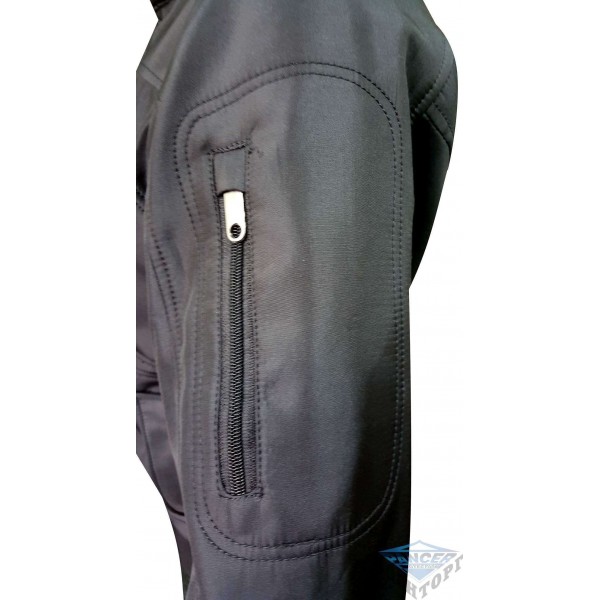 Куртка тактична чорна Soft shell під пістолет - 2589610 Куртка тактична чорна Soft shell під пістолет - 2589610