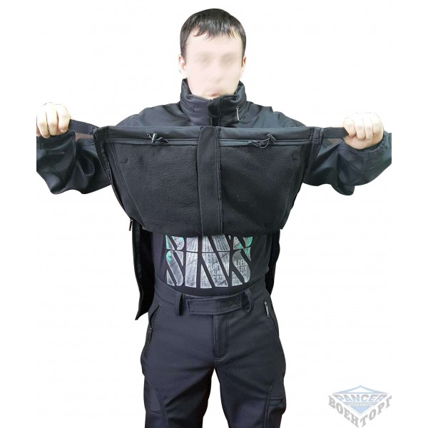 Куртка тактична чорна Soft shell під пістолет - 2589610 Куртка тактична чорна Soft shell під пістолет - 2589610