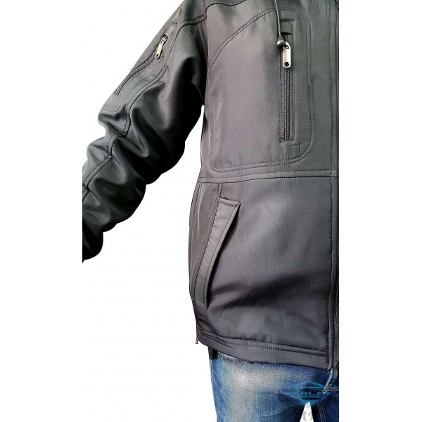 Куртка тактична чорна Soft shell під пістолет - 2589610 Куртка тактична чорна Soft shell під пістолет - 2589610
