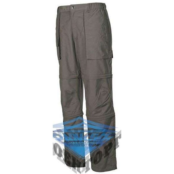 Багатофункціональні штани, оливкова, мікрофібра, з кишенями - 2589740