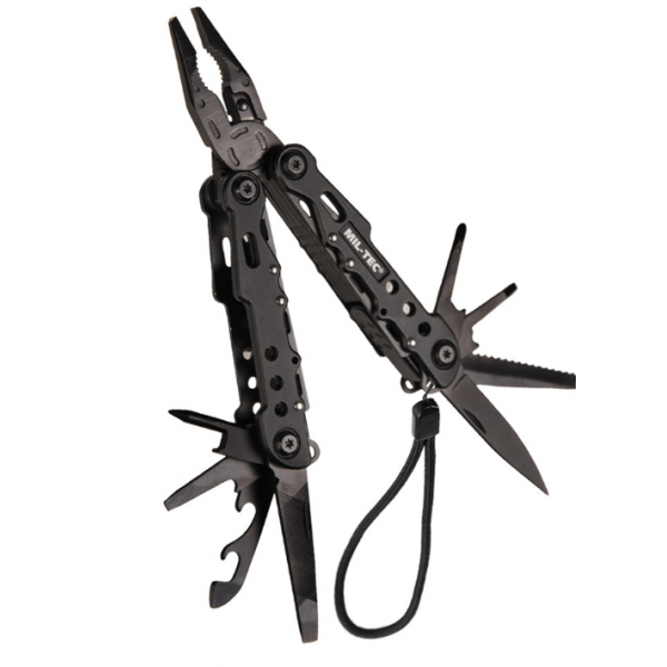 Мультитул карманный на 9 инструментов (11х4.5х2.5 см) Mil-Tec Германия Черный - 3555613