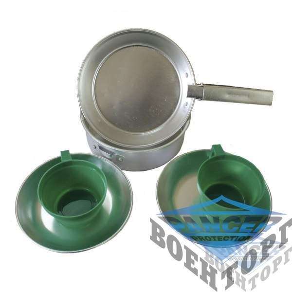 Набор алюминиевой посуды на 2 персоны MIL-TEC - 2589820