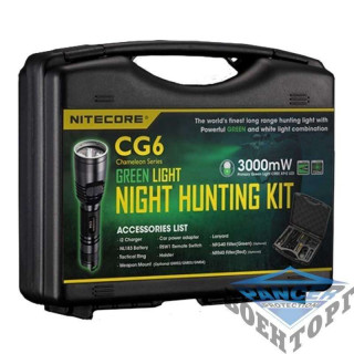 Набор для ночной охоты Nitecore CG6, в подарочном кейсе