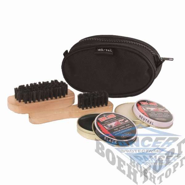 Набір для догляду за взуттям Mil Tec Black - 2589833