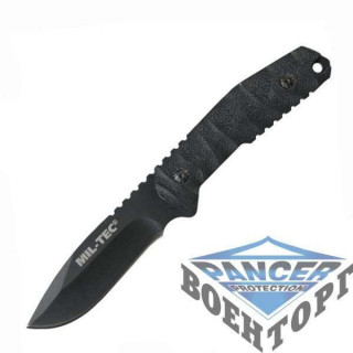 Нож Mil-Tec 440/G10 с ножнами Black