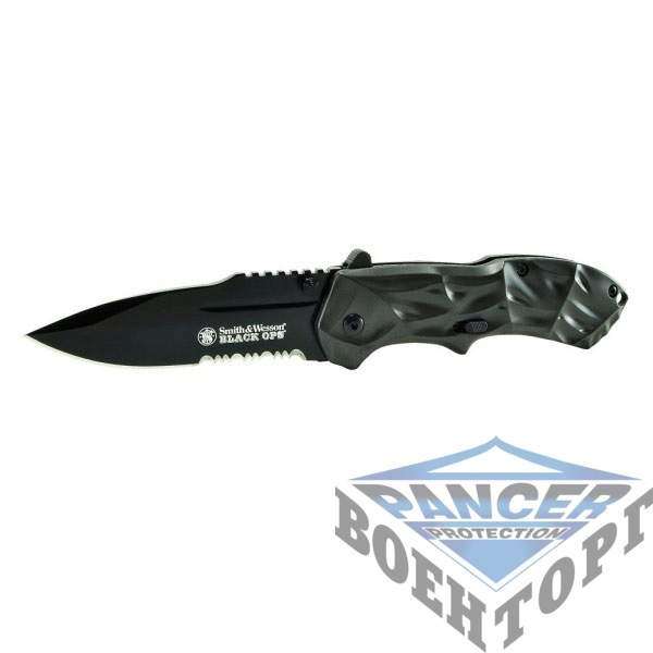 Нож Smith Wesson Assisted Open Knife Black Ops - 2590064