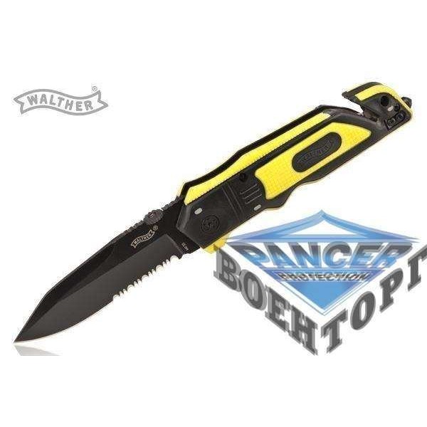 Ніж Walther ERC black\yellow, 440 SS - 2590081