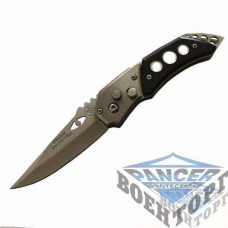 Ніж викидний з отворами в чохлі