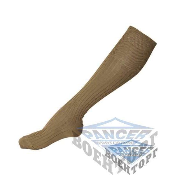 Шкарпетки італійські високі хакі (100% бавовна) - 2590148