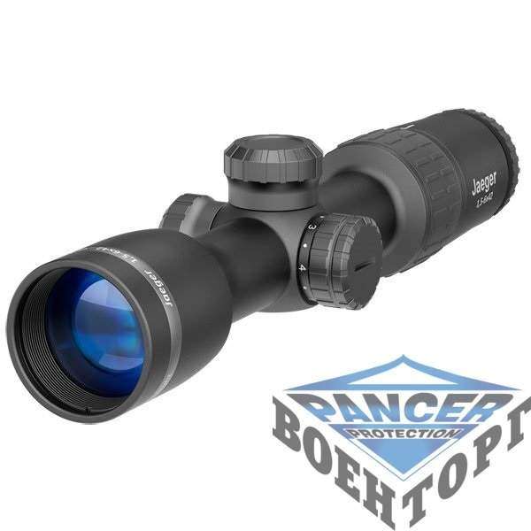 Оптичний приціл Jaeger 1,5-6x42 X01i (светосильными, азотонаполненный, тримає навантаження до 6000 Дж, хрест) - 2590170