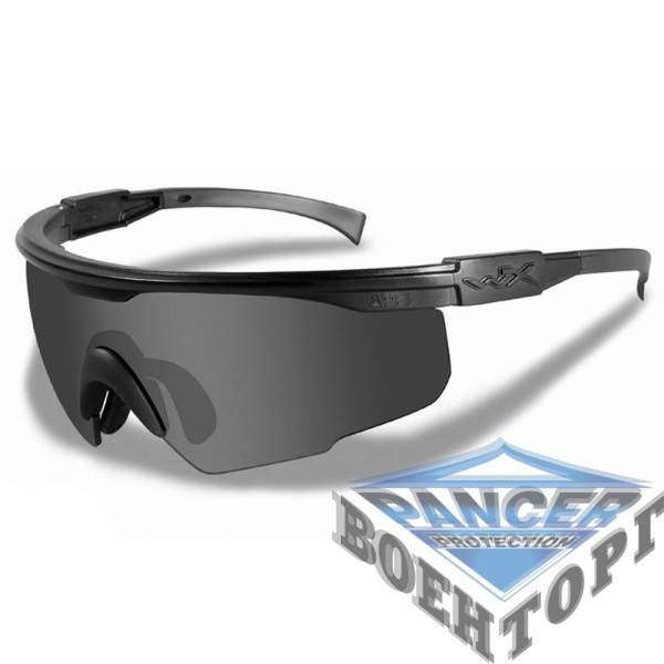 Очки Wiley X PT-1 Smoke/Clear Matte Black - 2590293