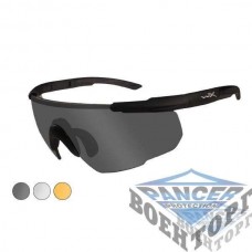 Очки Wiley X SABER ADV. Smoke/Clear/Rust Matte Black Frame Black