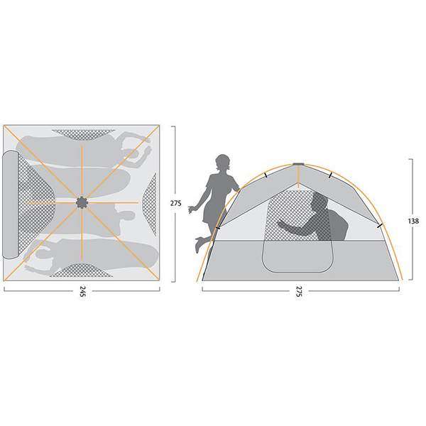 Палатка Caribee Spider 4 Easy Up - 2590410