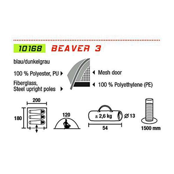 Намет High Peak Beaver 3 - 2590445 Намет High Peak Beaver 3 - 2590445