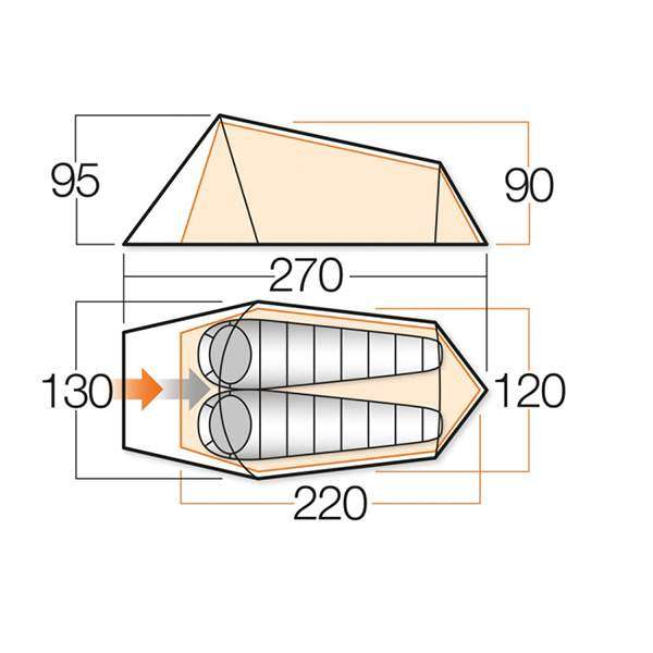 Палатка Vango Soul 200 River - 2590483 Палатка Vango Soul 200 River - 2590483