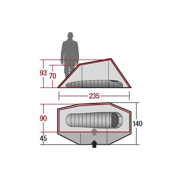Намет Wechsel Aurora 1 Travel (Oak) + килимок надувний 1 шт - 2590489 Намет Wechsel Aurora 1 Travel (Oak) + килимок надувний 1 шт - 2590489