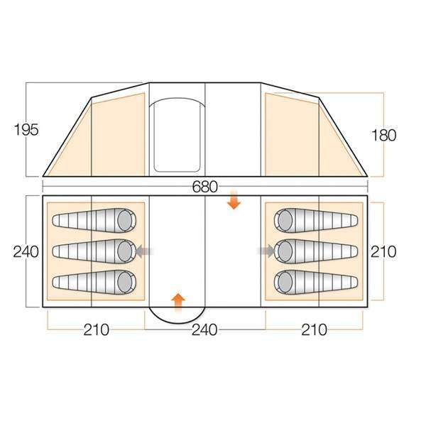 Намет Vango Stanford 600 Herbal - 2590498 Намет Vango Stanford 600 Herbal - 2590498