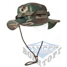 Панама США TYPE BOONIE камуфляж woodland (100% хлопок)