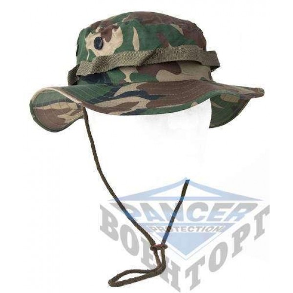 Панама США TYPE BOONIE камуфляж woodland (100% хлопок) - 2590548