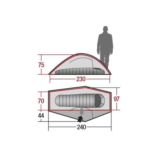 Палатка Wechsel Pathfinder 1 Travel (Oak) + коврик надувной 1 шт - 2590552 Палатка Wechsel Pathfinder 1 Travel (Oak) + коврик надувной 1 шт - 2590552