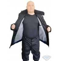 Бушлат черный форма спецназа  -20 C