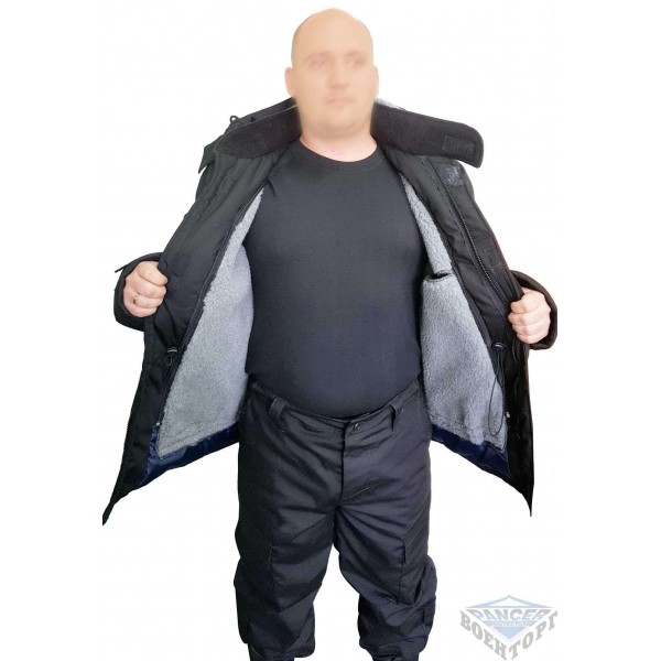 Бушлат черный форма спецназа -20 C - 2590557