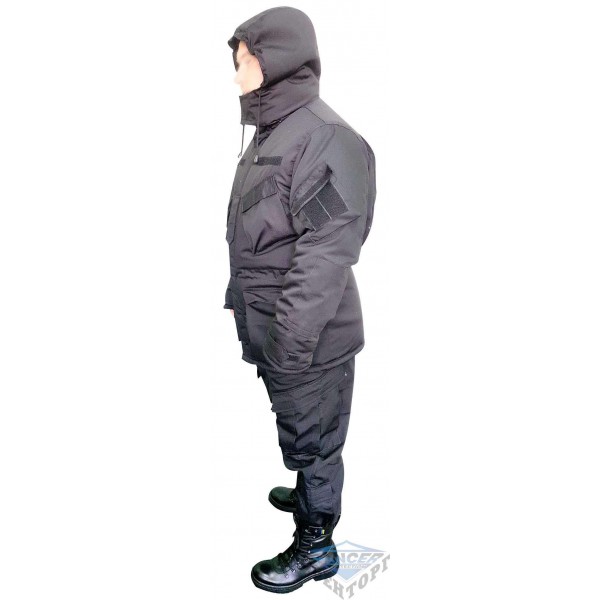 Бушлат черный форма спецназа -20 C - 2590557 Бушлат черный форма спецназа -20 C - 2590557