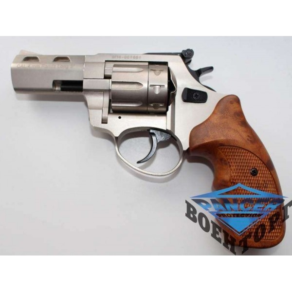 Перший пістолет під патрон Флобера STREAMER R2 титан з коричневою рукояттю - 2590578